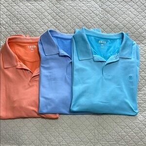 Izod Polo Shirts Orange and Blue Collection